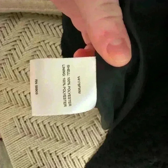 NWOT Black Oversized Teddy Jacket size Small - Picture 5 of 5